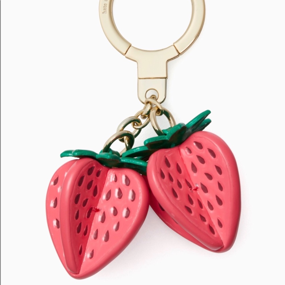 ❗️SOLD❗️Kate Spade ♠️ Strawberry Keyfob Keychain